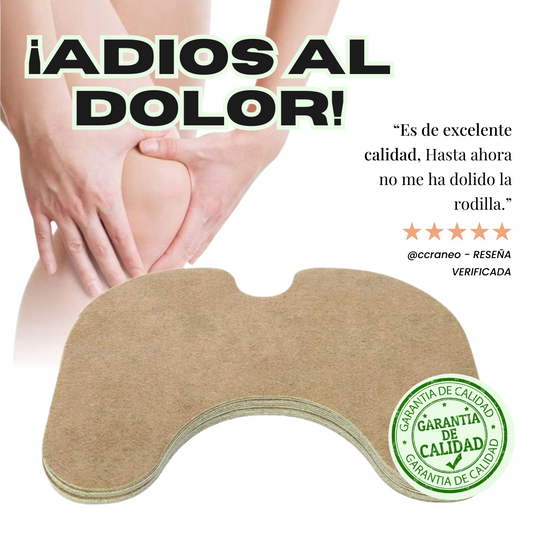 Parches térmicos de Alivio para Rodillas - Calman y reducen el dolor (Paquete con 30 Piezas) -