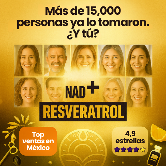 Suplemento NAD+Resveratrol 100 Capsulas