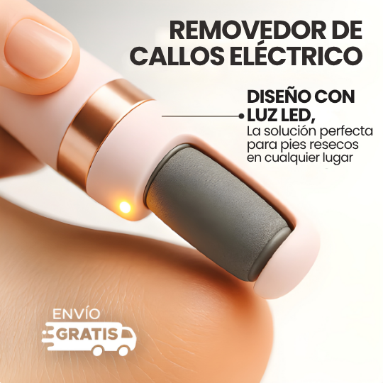 Removedor de Callos Eléctrico Recargable – ¡Pies Suaves al Instante y desde casa!