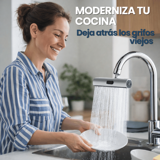 Extensor de Grifo Giratorio con 4 Tipos de Salidas de Agua - ¡Promo 2x1!