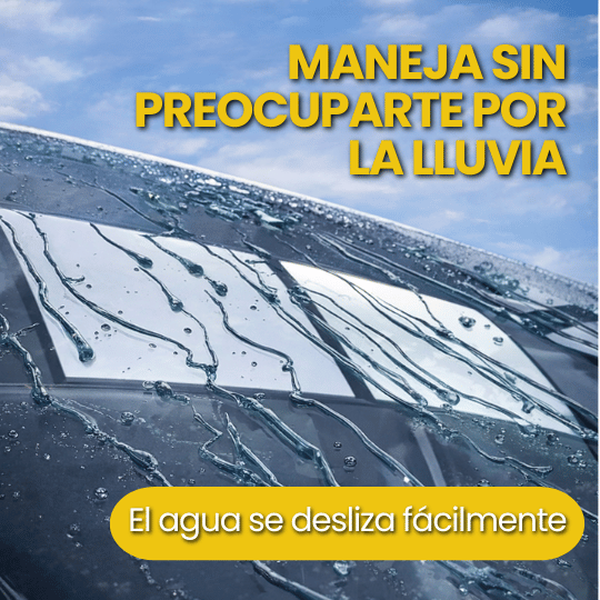 Polvo Pulidor de Vidrio para Auto y Espejos - Visibilidad Clara Sin Rayas