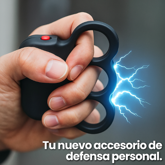 Manopla Eléctrica de Defensa Personal - Táser con empuñadura para descarga de Electroshock