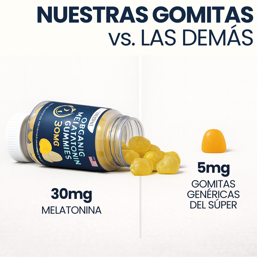 Gomitas de Melatonina Premium - 30 mg cada gomita - ¡Duerme Rápido y Profundo!