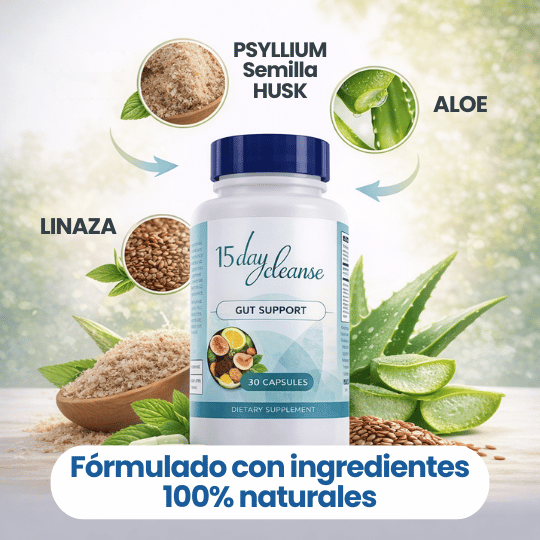 Suplemento Detox de Colon 15 Días - ¡Saca todo de forma Natural!