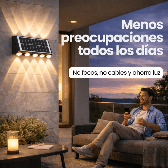 Lampara de Luz Solar Recargable Portátil-¡Ideal para Emergencias, No Necesitas de Electricidad!