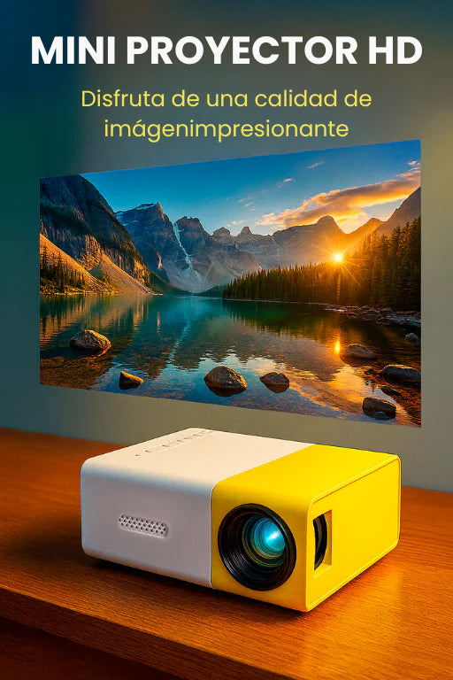 Mini Proyector de Vídeo LED HD Portátil