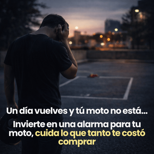 Alarma Antirrobo para Moto con Búsqueda de Moto y Control Remoto - Sirena Potente