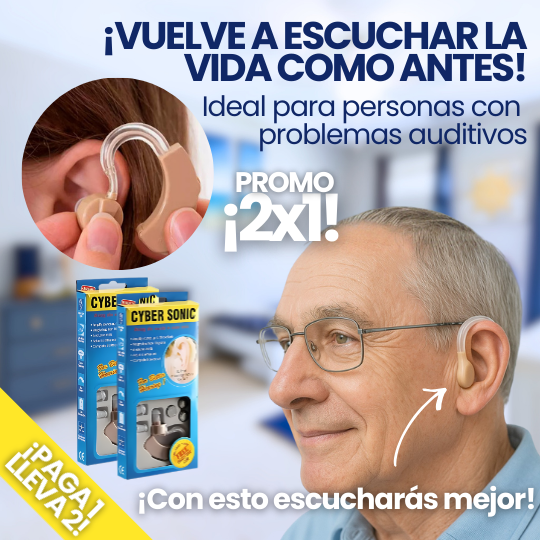 Amplificador Auditivo de Sonido para Personas con Problemas de Audición