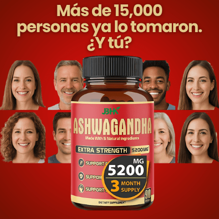 Ashwagandha - ¡El Suplemento más poderoso de todos! - 90 Cápsulas