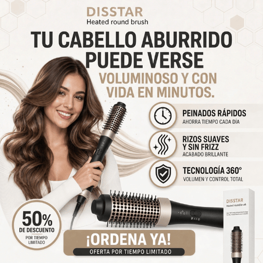 Cepillo Térmico Rizador Express Antifrizz - Efecto Salón