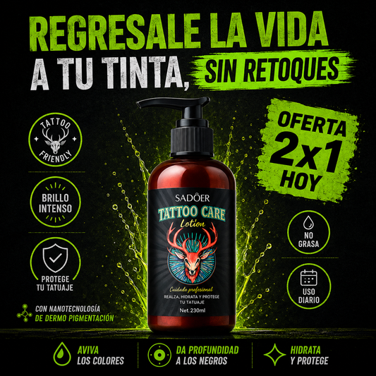 Crema Restauradora de Tatuajes - Da Vida a Colores y Profundiza los Negros