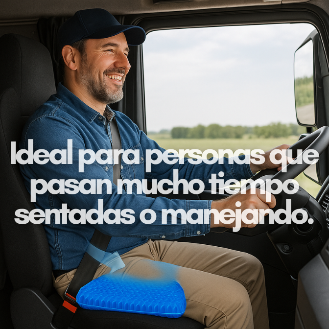 Cojín de Gel Ultra Suave - Previene Hemorroides y Mejora circulación