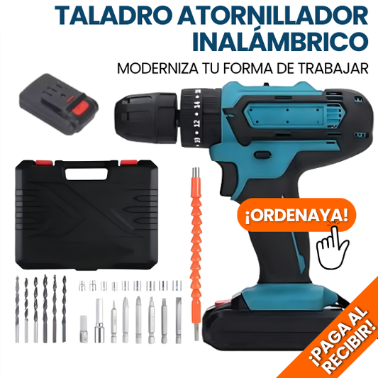 Taladro Azul Bateria Cuadrada 48v