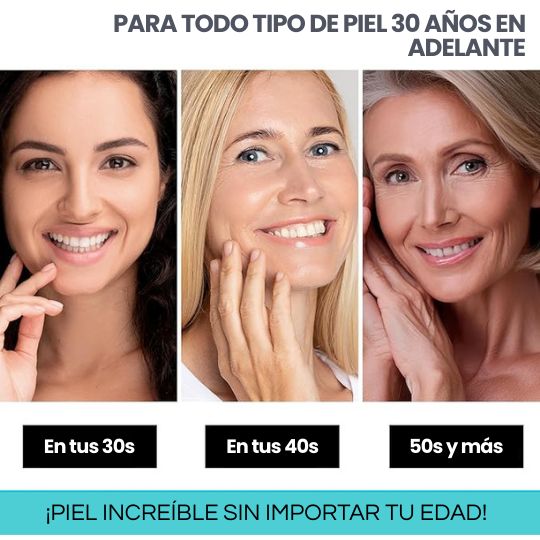 Crema Facial Antiarrugas con Colágeno, Retinol y Ácido Hialurónico - Rejuvenecedora Día/Noche