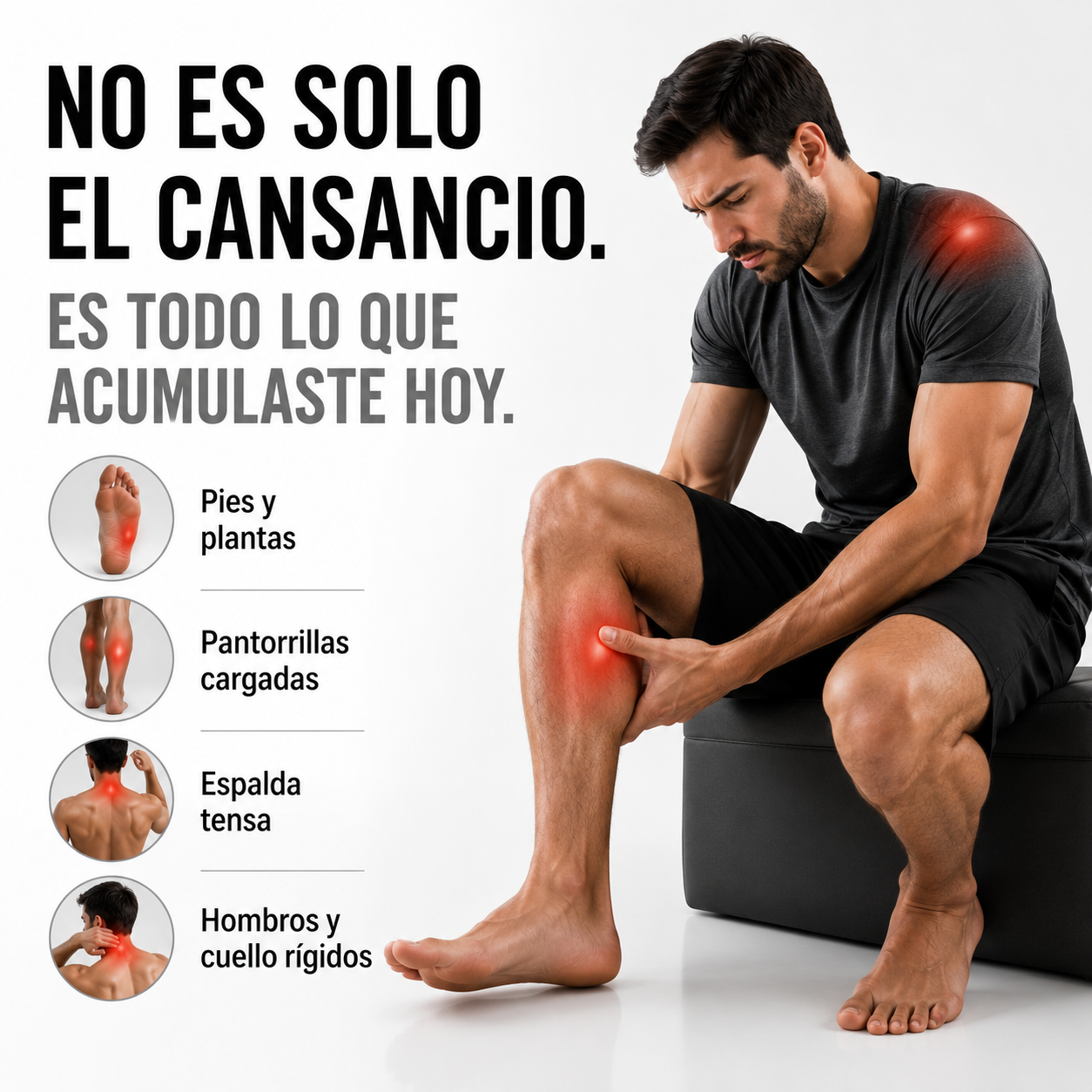 Kit Sandalias de Acupresión con Electroestimulador para Alivio del Dolor y Relajación Muscular