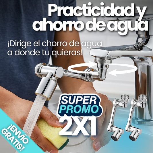 Extensor de Grifo Universal - ¡Giratorio 360° con Doble Modo de Agua!