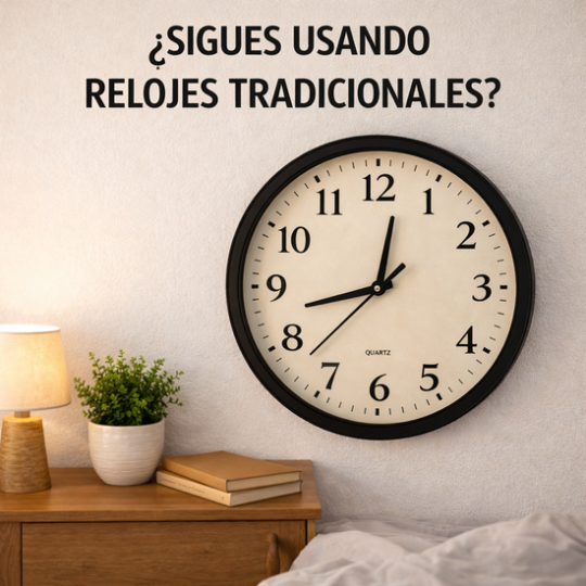Reloj Digital de Pared con Pantalla Grande LED Análoga (Día, Hora, Temperatura y Humedad) ¡Estilo y Funcionalidad!