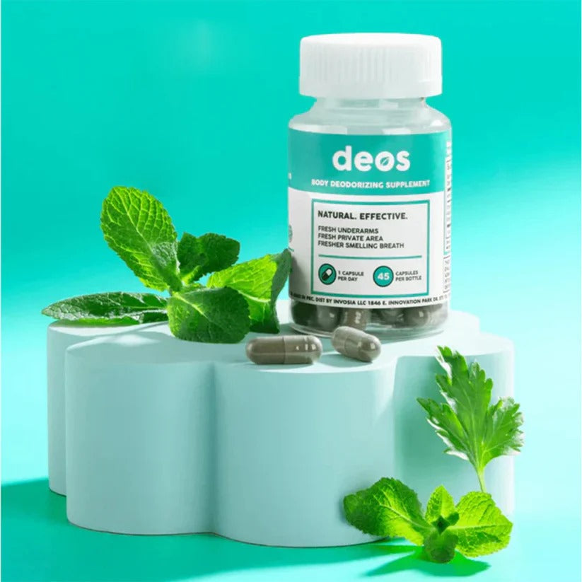 Deos - Suplemento Desodorante Interior - ¡Elimina el mal olor corporal desde adentro!