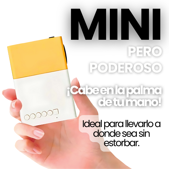 Mini Proyector de Vídeo LED HD Portátil