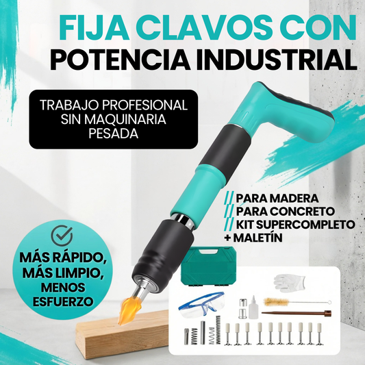 Pistola Fijadora de Clavos de Alta Precisión