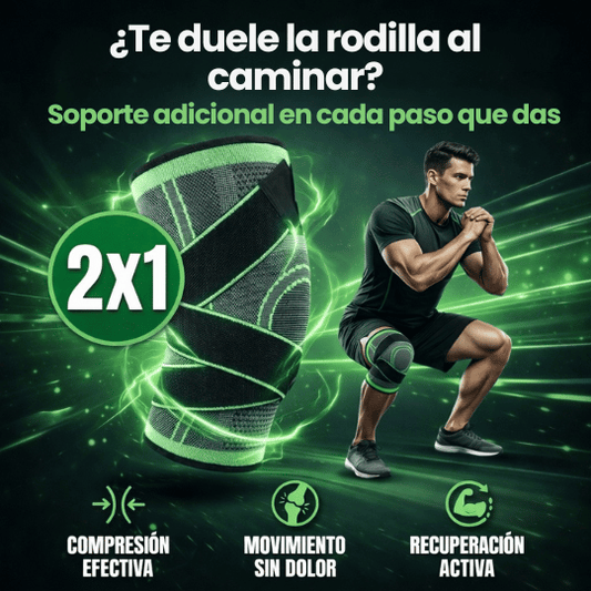 Rodillera Ortopedica Ajustable con Soporte de Rótula y Estabilidad para la Rodilla