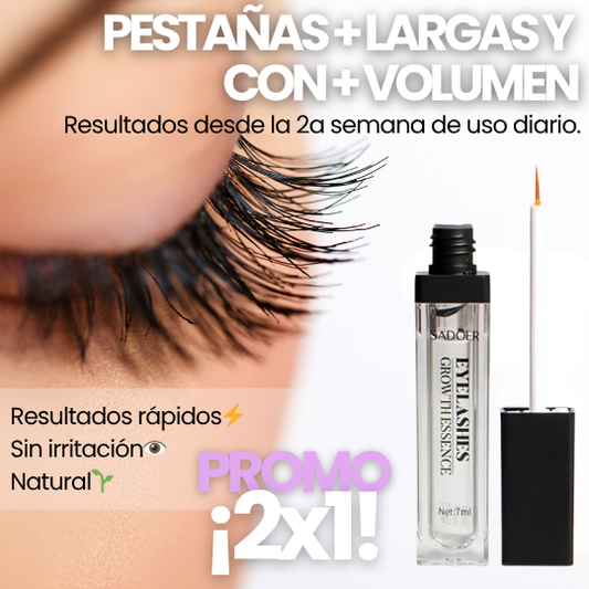 Serum Estimulador de crecimiento de pestañas y cejas - ¡Alarga y da Volumen!