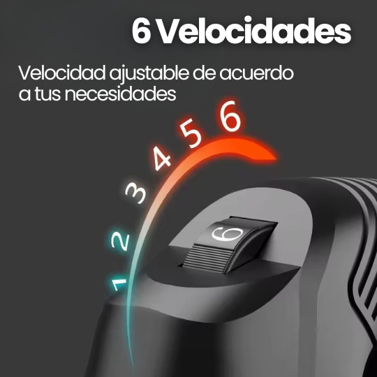 Sierra Caladora Eléctrica 6 Velocidades, 3000 RPM + Accesorios