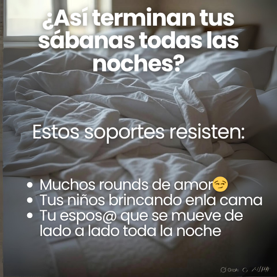 Sujetadores Antideslizantes y Tensores para Sábanas Kit de 4 pcs - ¡No más sábanas flojas!