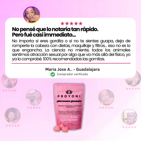 Gomitas con Feromonas para Enamoramiento y Atracción - ¡Vuélvete irresistible!