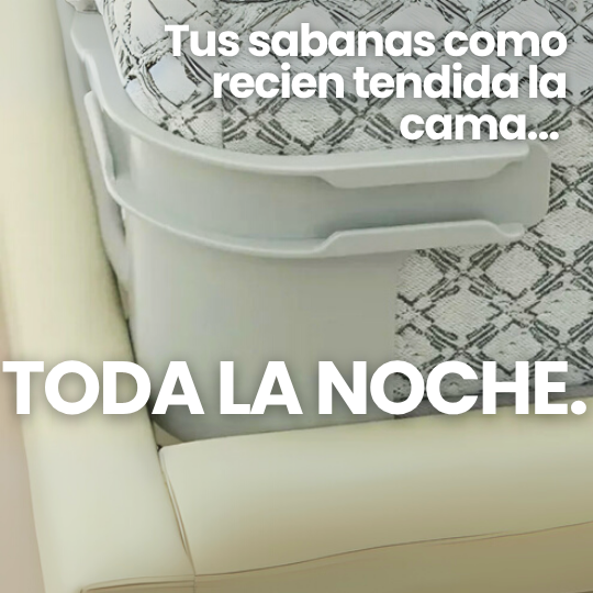 Sujetadores Antideslizantes y Tensores para Sábanas Kit de 4 pcs - ¡No más sábanas flojas!