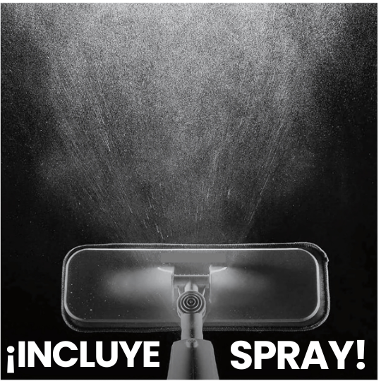 Trapeador con Atomizador y Accesorios - ¡Trapea como todo un Pro!