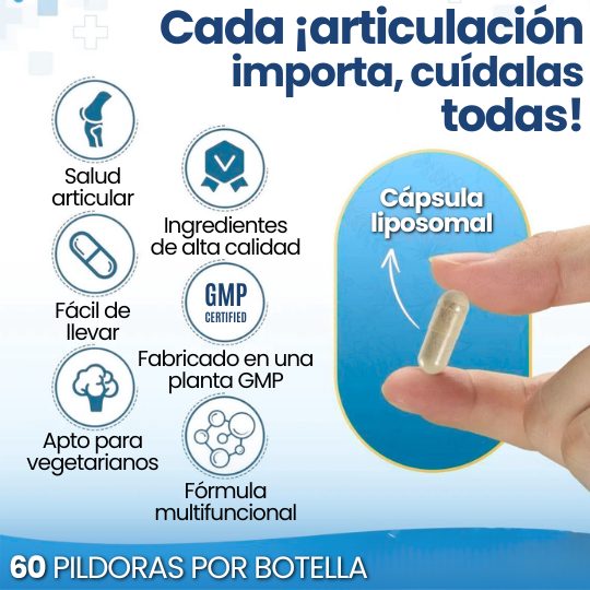 Suplemento Avanzado para Dolor de Articulaciones y Cartílago - Movilidad y Anti-inflamación